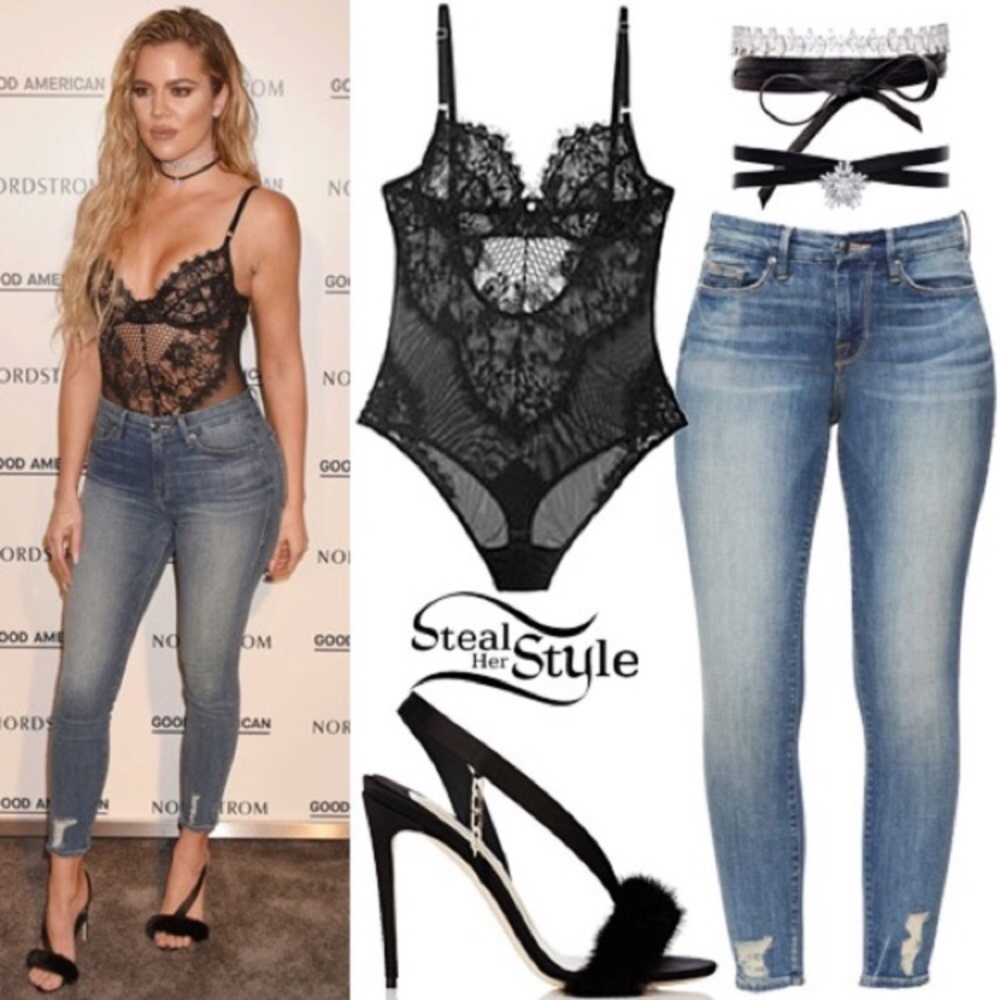 Black Lace Bodysuit ⭐️